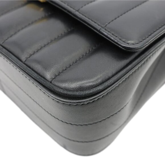 Yves Saint Laurent  Vicky Medium Vertical Quilted Leather Chain Crossbody Bag - Picture 7 of 14